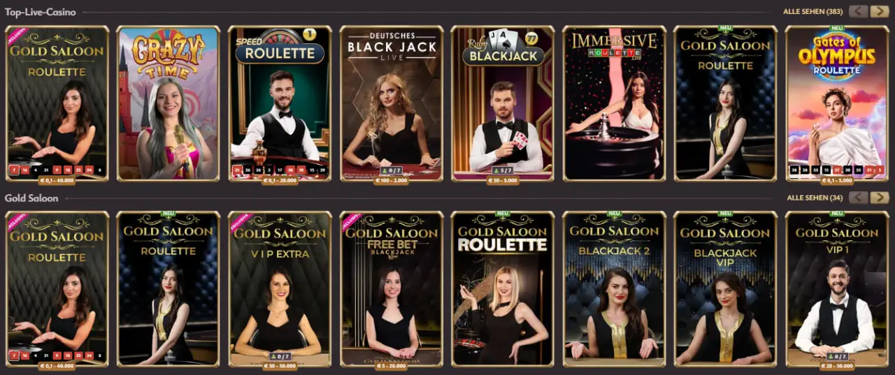 ViciBet Live-Casino